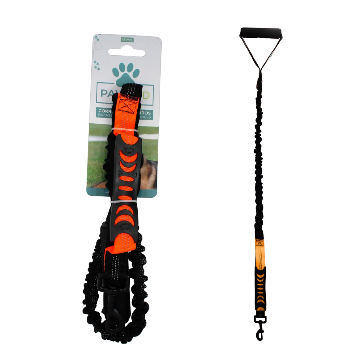 Correa naranja/negro