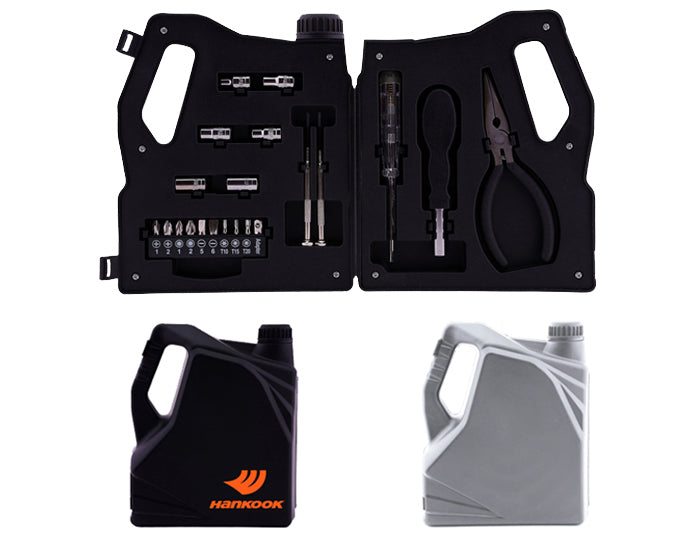 Set herramientas de plastico oil a2317 plata