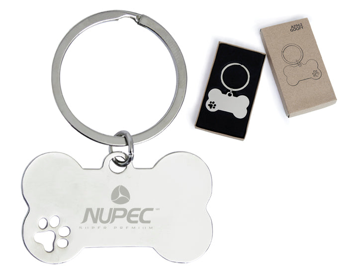 Llavero en forma de hueso goofy a2962 plata