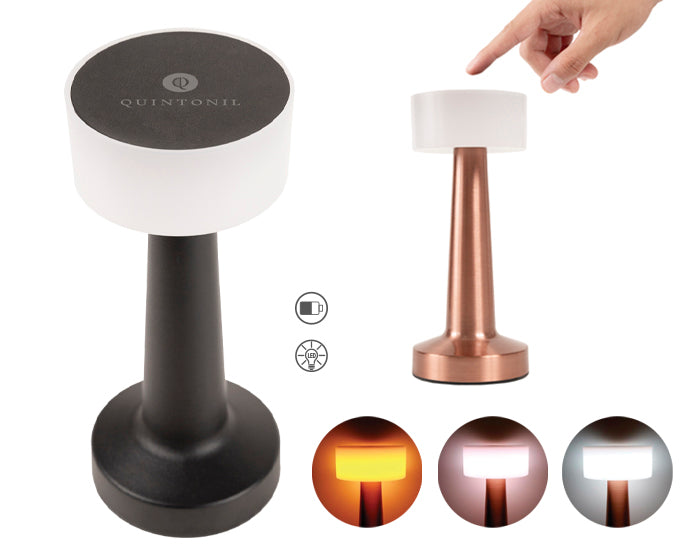Lámpara de escritorio con sensor touch dinner a3028 negro