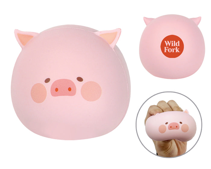 Antiestrés squishy de cerdo oink a3103 palo de rosa