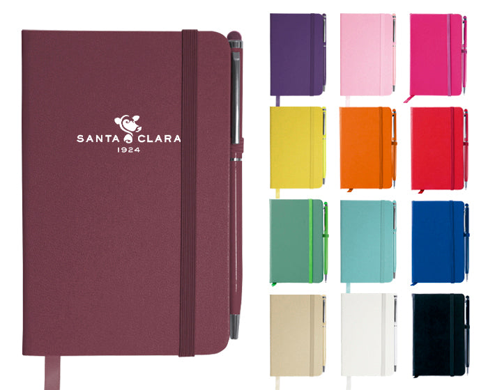 Libreta con boligrafo aitana a2182 rojo