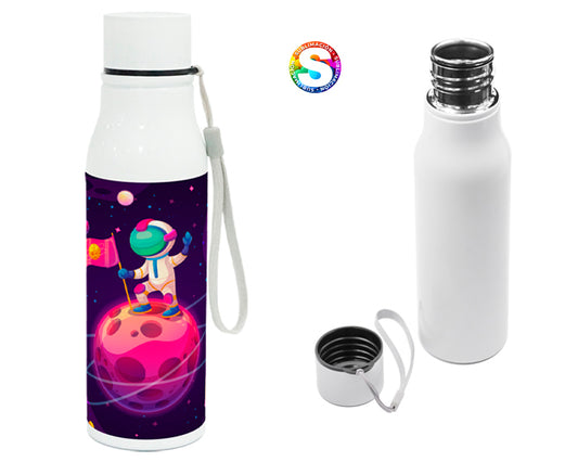 Cilindro de acero inox. de sublimación 750 ml. dante a2394 blanco