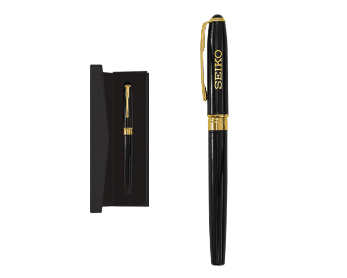 Bolígrafo metálico majestic a2426 negro