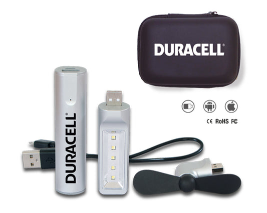 Kit de accesorios con batería portátil cap. 2200 mah save a2494 negro