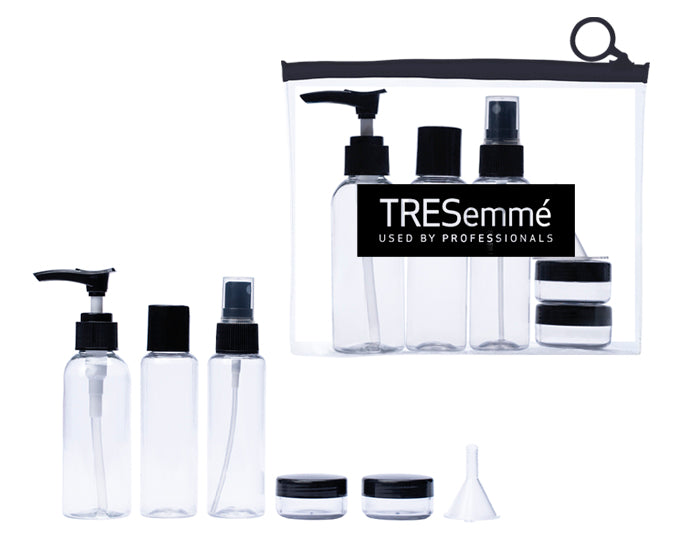 Set de contenedores para viaje qira a2678 negro