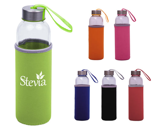 Cilindro de vidrio 500 ml. kristal a2705 verde claro