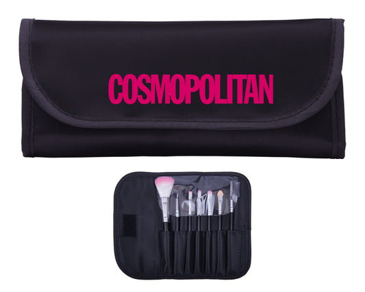 Estuche de brochas para maquillaje emma a2730 negro