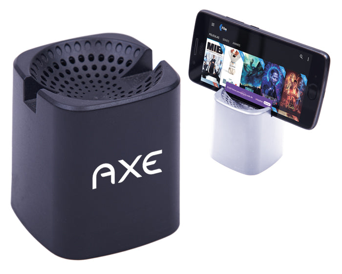 Bocina bluetooth manos libres con soporte para celular babo a2731 negro