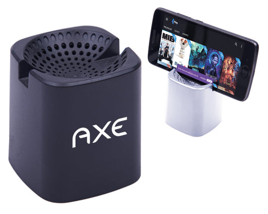Bocina bluetooth manos libres con soporte para celular babo a2731 negro