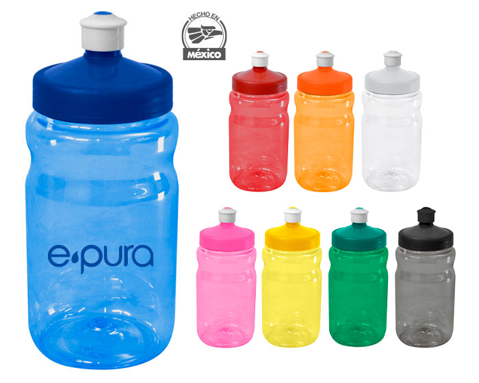 Cilindro de plástico 500 ml. tadeo a2752 naranja