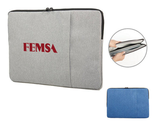 Portalaptop de poliester 300d office a2911 azul
