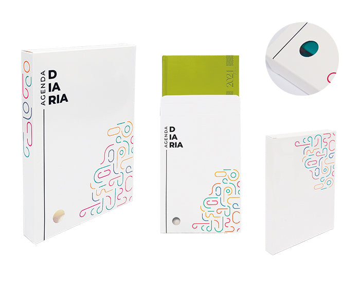 Caja para agenda diaria novacaja d a2956 blanco