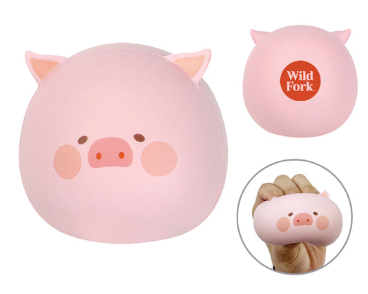 Antiestrés squishy de cerdo oink a3103 palo de rosa