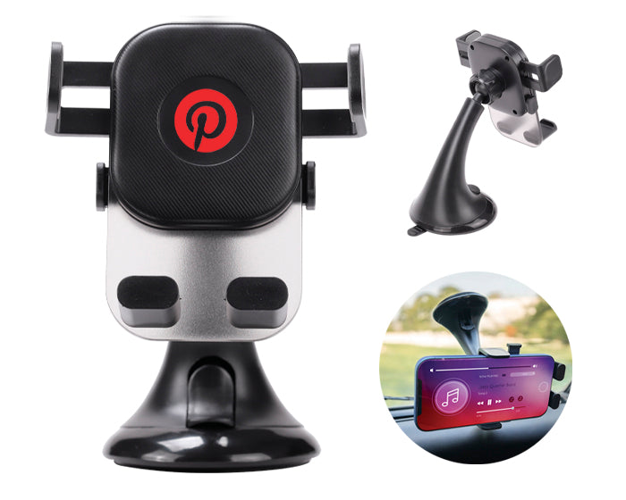 Soporte para celular con rotación 360° road a3128 negro