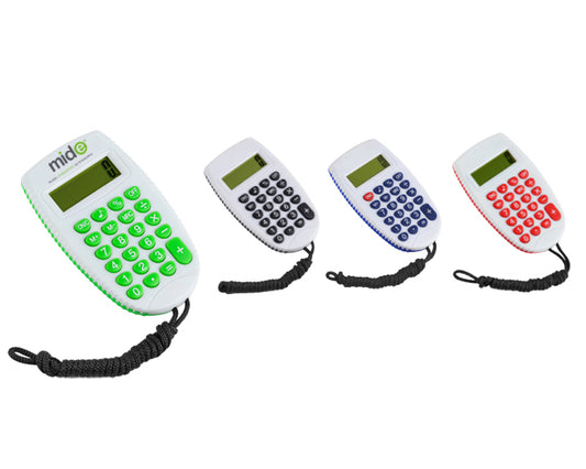 Calculadora cordon rec cc4261 rojo